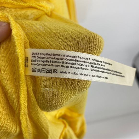 Free People deep yellow della mini slip Dress - Picture 8 of 9